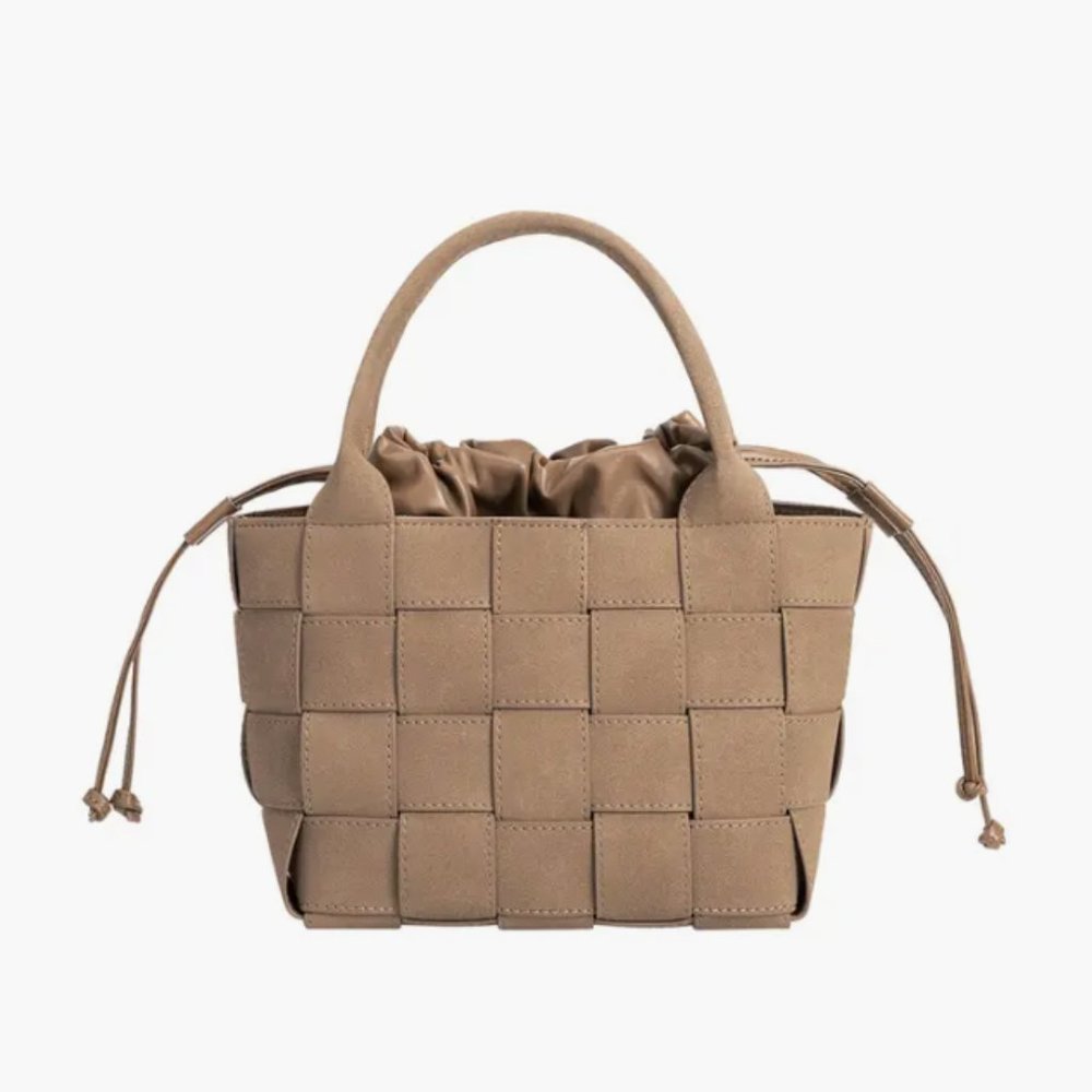 NWT Lyndsey Recycled Vegan Crossbody Bag in Taupe